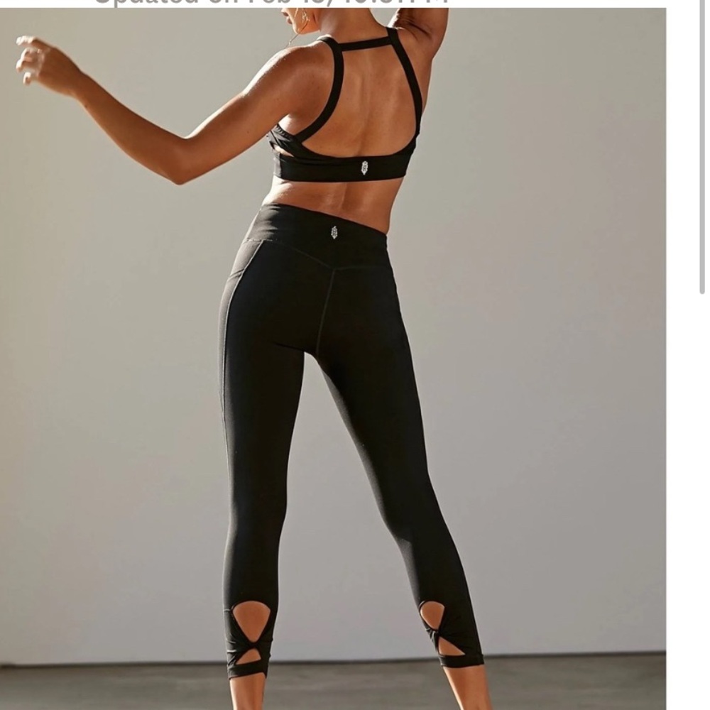 Free people Movement Wave Rider Black Women's Leggings, M